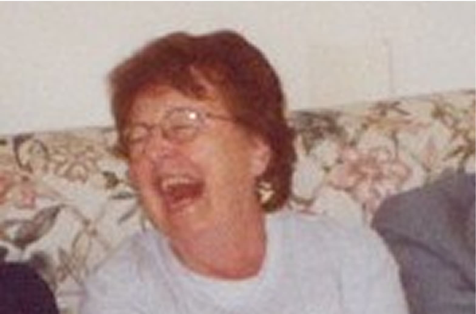 Merriman laughing
